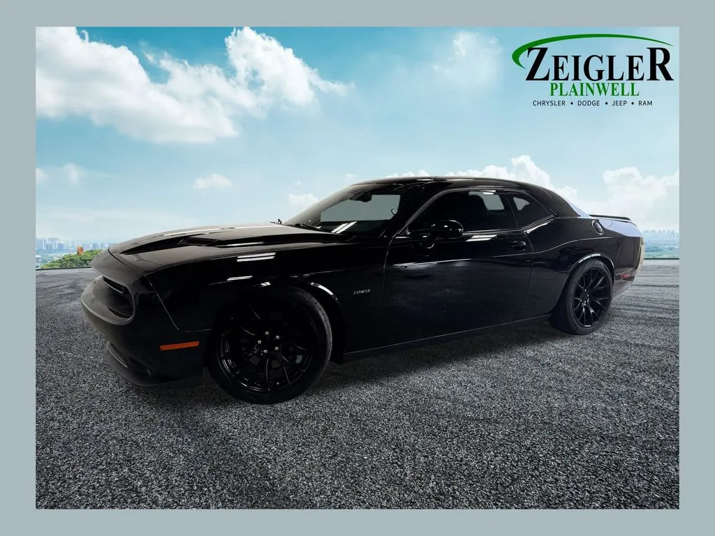 Black 2016 Dodge Challenger R/T for sale in Plainwell, MI