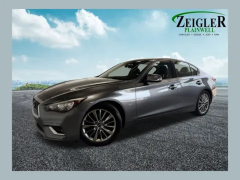 Silver 2018 INFINITI Q50 3.0t LUXE for sale in Plainwell, MI