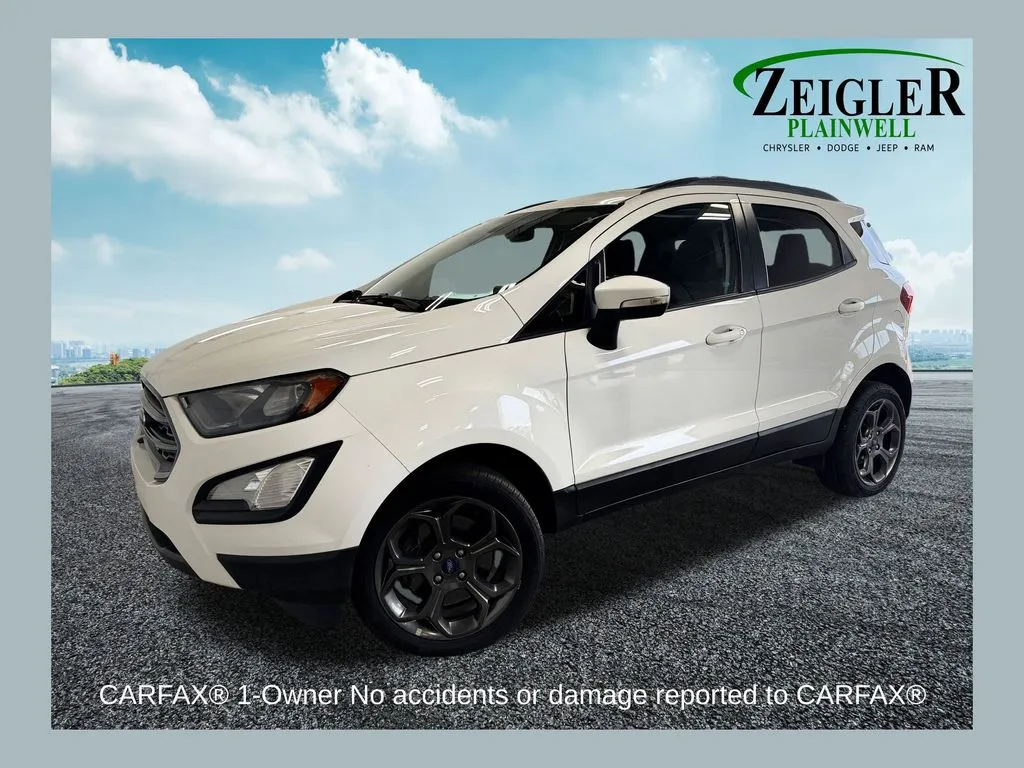 White 2018 Ford EcoSport SES for sale in Plainwell, MI