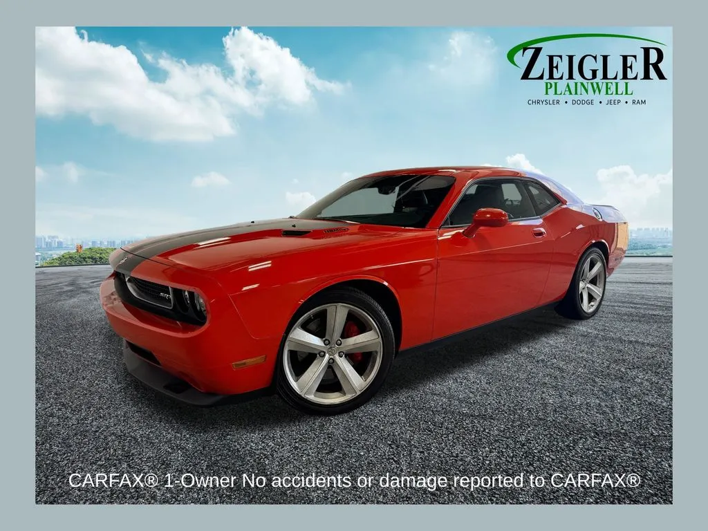 Orange 2009 Dodge Challenger SRT8 for sale in Plainwell, MI
