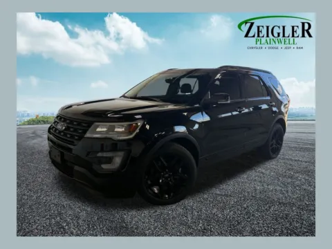 Black 2017 Ford Explorer Sport for sale in Plainwell, MI