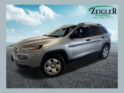Silver 2015 Jeep Cherokee Sport for sale in Plainwell, MI