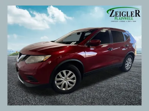 Red 2016 Nissan Rogue S for sale in Plainwell, MI