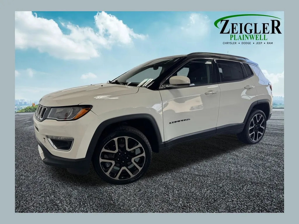 White 2018 Jeep Compass Limited for sale in Plainwell, MI