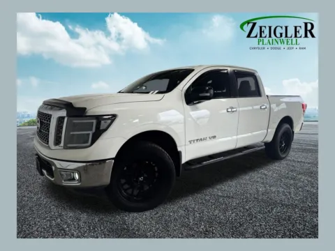White 2018 Nissan Titan SV for sale in Plainwell, MI