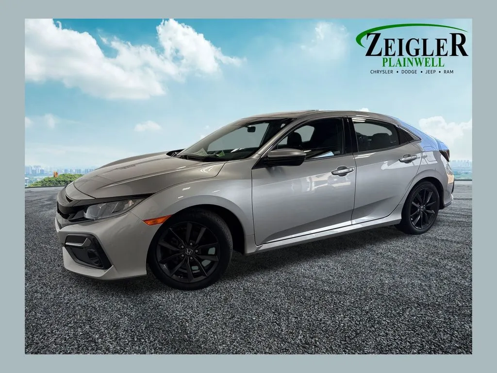 Silver 2021 Honda Civic EX for sale in Plainwell, MI