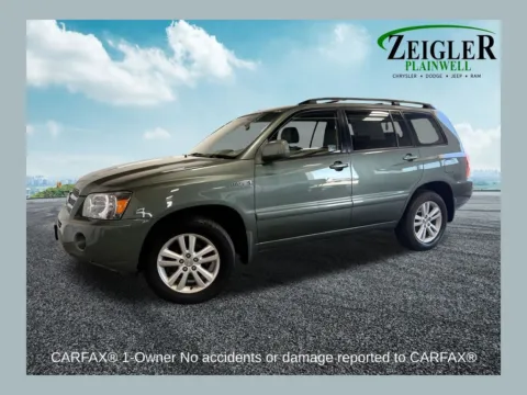 Green 2007 Toyota Highlander Hybrid V6 for sale in Plainwell, MI