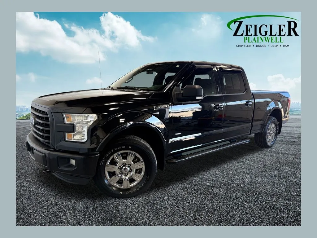 Black 2015 Ford F-150 XLT for sale in Plainwell, MI