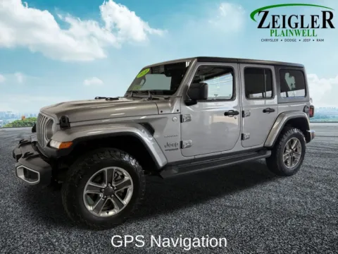 Photos of 2020 Jeep Wrangler Unlimited Sahara for sale in Plainwell, MI at Zeigler Chrysler Dodge Jeep Ram of Plainwell
