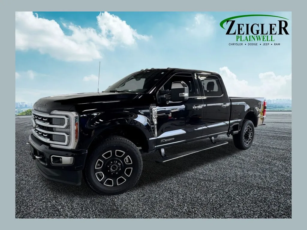 Black 2024 Ford F-250SD Platinum for sale in Plainwell, MI