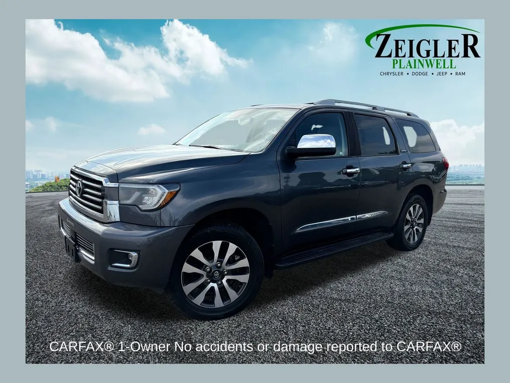 Gray 2020 Toyota Sequoia Limited for sale in Plainwell, MI