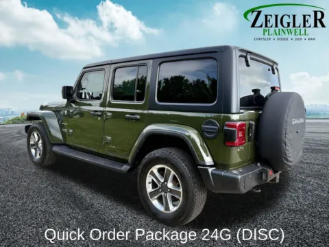 Another view of 2022 Jeep Wrangler Unlimited Sahara for sale in Plainwell, MI at Zeigler Chrysler Dodge Jeep Ram of Plainwell