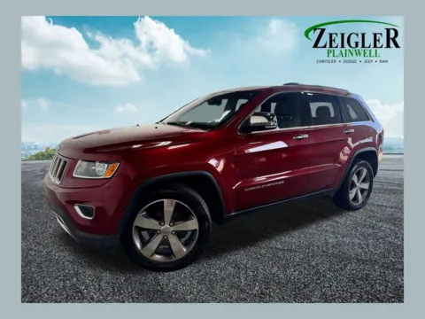 Red 2015 Jeep Grand Cherokee Limited for sale in Plainwell, MI