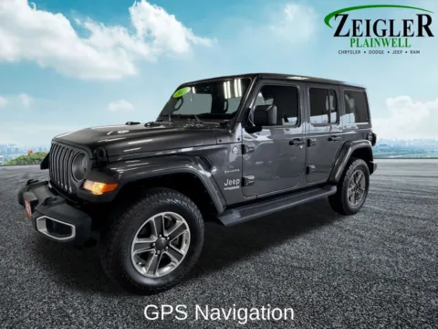 Photos of 2021 Jeep Wrangler Unlimited Sahara for sale in Plainwell, MI at Zeigler Chrysler Dodge Jeep Ram of Plainwell