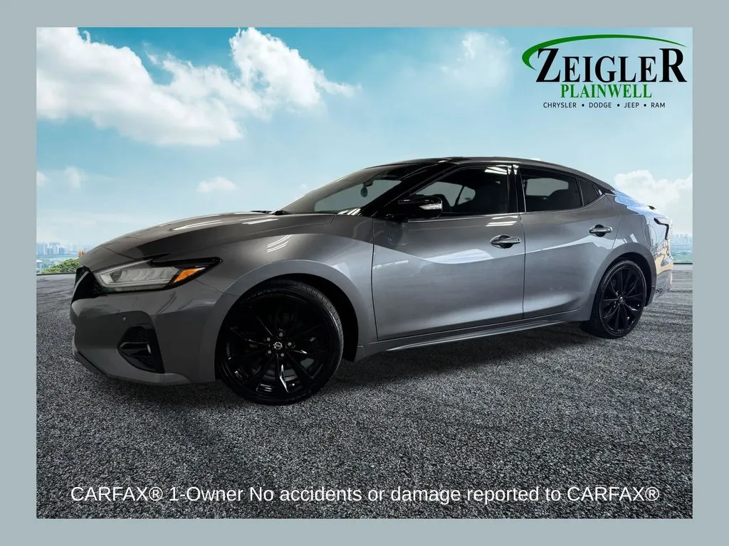 Gray 2021 Nissan Maxima SR for sale in Plainwell, MI
