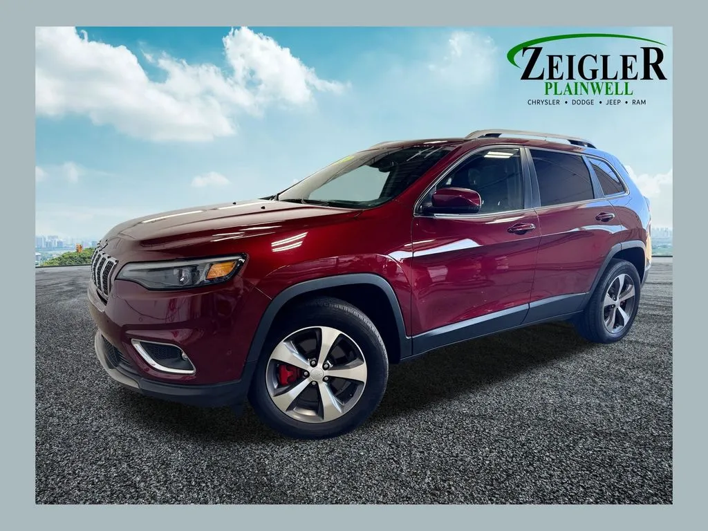 Red 2021 Jeep Cherokee Limited for sale in Plainwell, MI