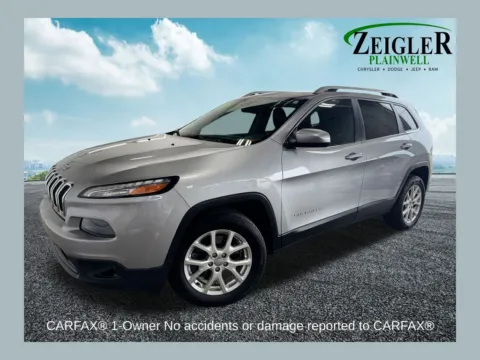 Silver 2014 Jeep Cherokee Latitude for sale in Plainwell, MI