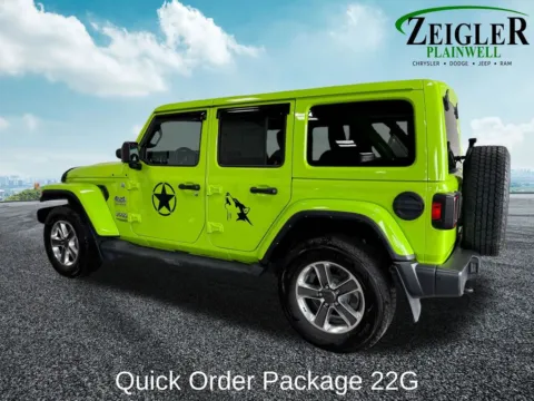 Another view of 2021 Jeep Wrangler Unlimited Sahara for sale in Plainwell, MI at Zeigler Chrysler Dodge Jeep Ram of Plainwell