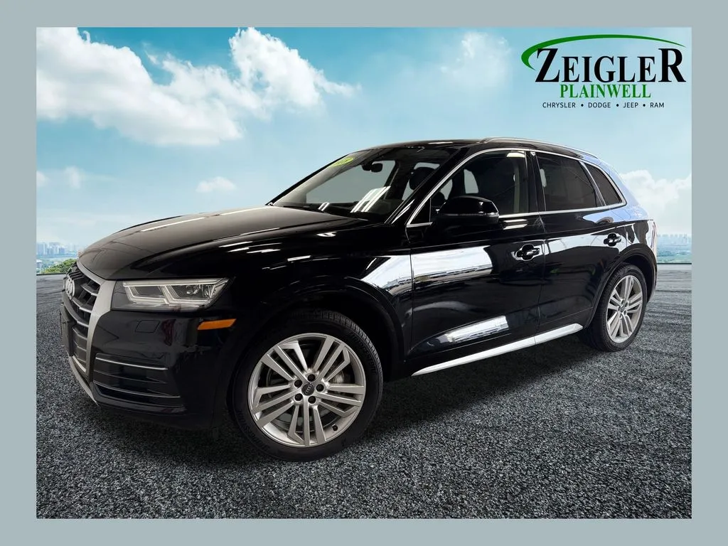 Black 2018 Audi Q5 2.0T Premium Plus for sale in Plainwell, MI