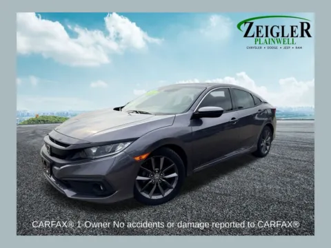 Gray 2021 Honda Civic EX for sale in Plainwell, MI