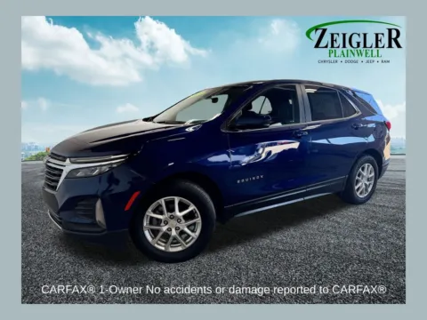 Blue 2023 Chevrolet Equinox LT for sale in Plainwell, MI