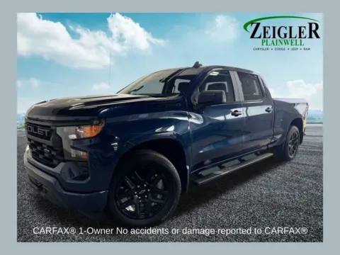 Blue 2023 Chevrolet Silverado 1500 Custom for sale in Plainwell, MI