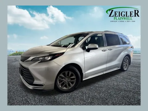 Silver 2024 Toyota Sienna XLE for sale in Plainwell, MI