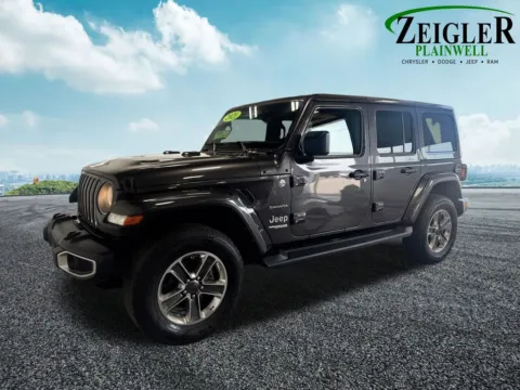Photos of 2021 Jeep Wrangler Unlimited Sahara for sale in Plainwell, MI at Zeigler Chrysler Dodge Jeep Ram of Plainwell