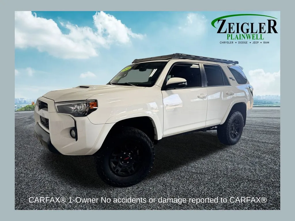 White 2020 Toyota 4Runner TRD Off-Road Premium for sale in Plainwell, MI