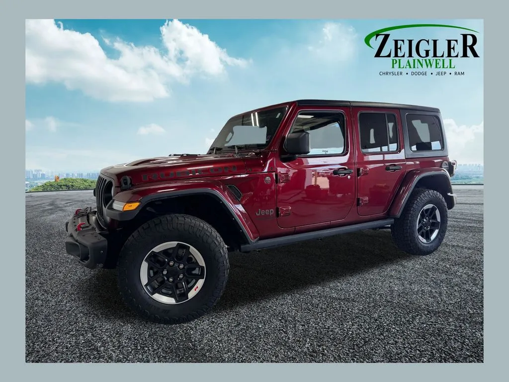 Red 2021 Jeep Wrangler Unlimited Rubicon for sale in Plainwell, MI