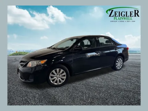 Black 2012 Toyota Corolla LE for sale in Plainwell, MI