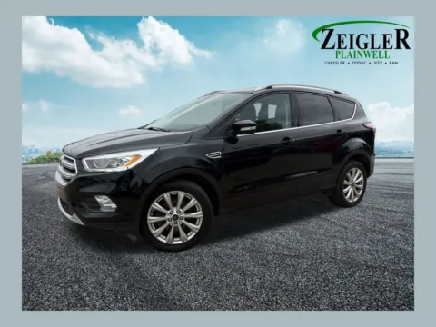 Black 2017 Ford Escape Titanium for sale in Plainwell, MI