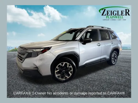 Silver 2025 Subaru Forester Premium for sale in Plainwell, MI
