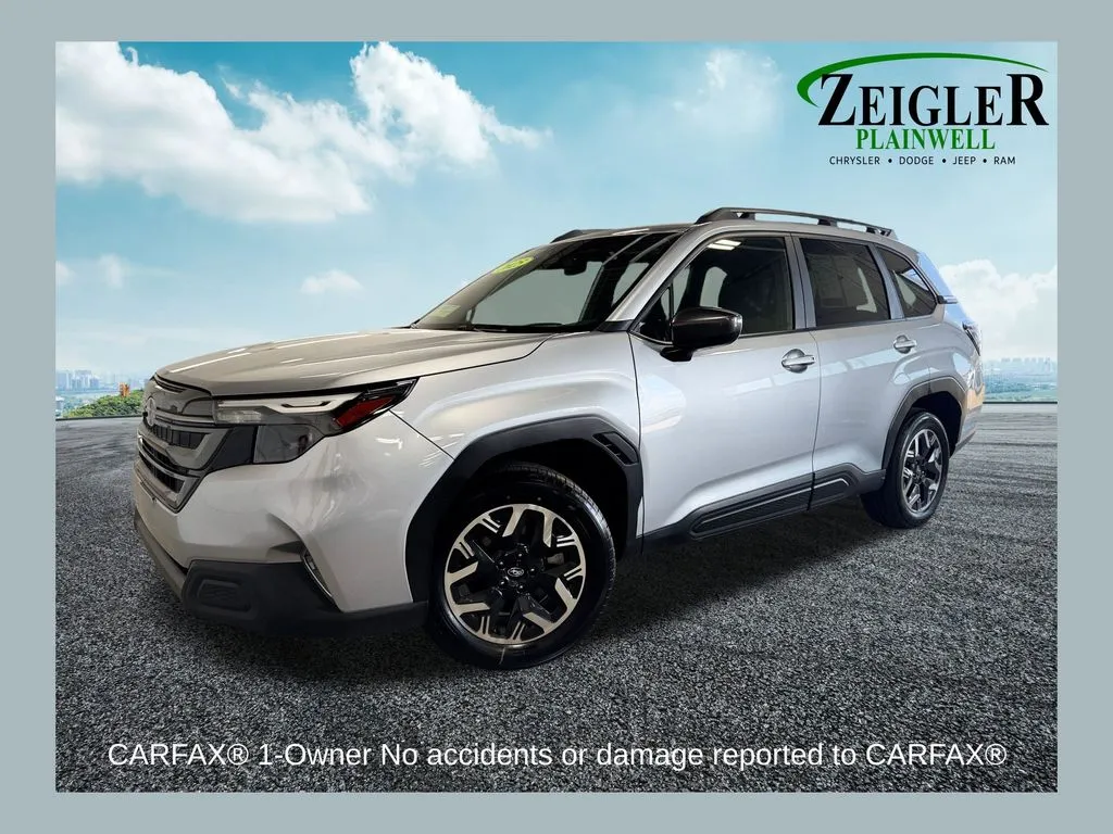 Silver 2025 Subaru Forester Premium for sale in Plainwell, MI