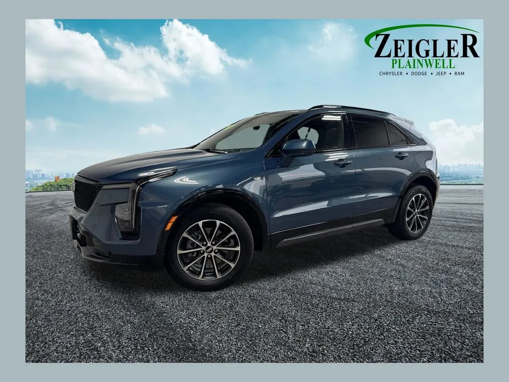 Blue 2024 Cadillac XT4 Sport for sale in Plainwell, MI