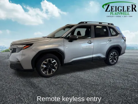 Photos of 2025 Subaru Forester Premium for sale in Plainwell, MI at Zeigler Chrysler Dodge Jeep Ram of Plainwell