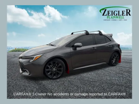 Gray 2025 Toyota Corolla Hatchback XSE for sale in Plainwell, MI