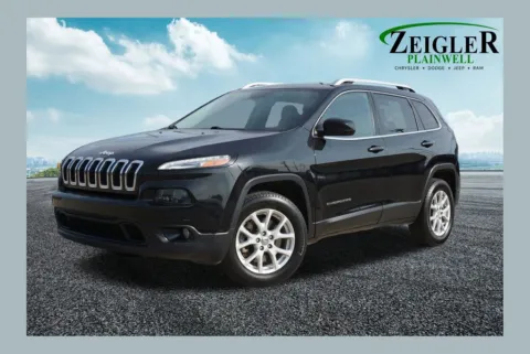Black 2015 Jeep Cherokee Latitude for sale in Plainwell, MI