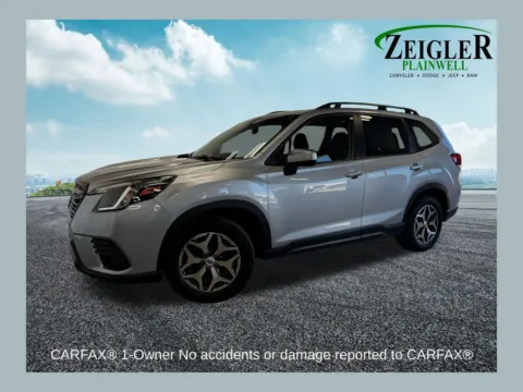 Silver 2023 Subaru Forester Premium for sale in Plainwell, MI