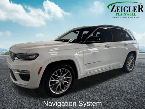 Photos of 2023 Jeep Grand Cherokee Summit for sale in Plainwell, MI at Zeigler Chrysler Dodge Jeep Ram of Plainwell
