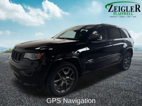 Photos of 2021 Jeep Grand Cherokee 80th Anniversary Edition for sale in Plainwell, MI at Zeigler Chrysler Dodge Jeep Ram of Plainwell