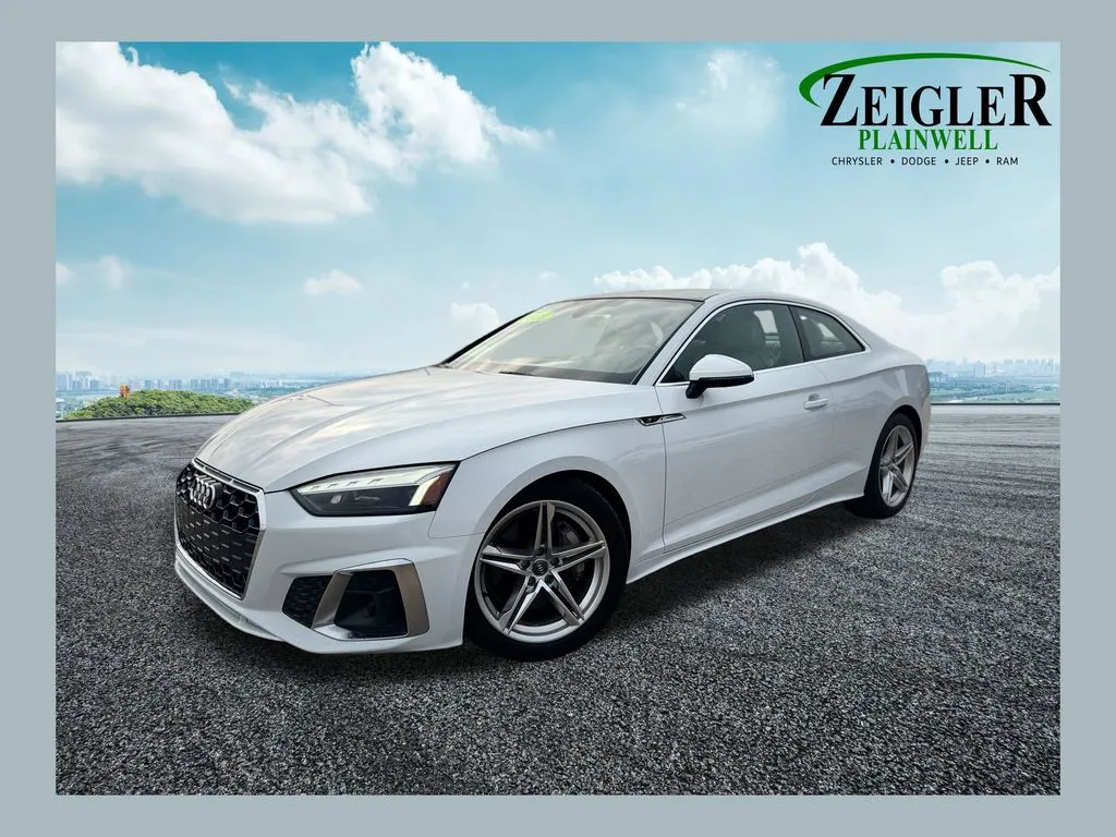 White 2021 Audi A5 45 S line Premium Plus for sale in Plainwell, MI