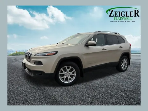 Beige 2015 Jeep Cherokee Latitude for sale in Plainwell, MI