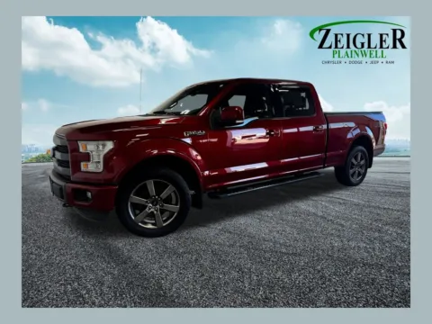 Red 2015 Ford F-150 Lariat for sale in Plainwell, MI