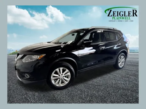 Black 2014 Nissan Rogue SV for sale in Plainwell, MI
