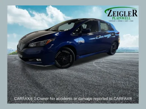 Blue 2023 Nissan Leaf SV Plus for sale in Plainwell, MI
