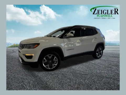 White 2019 Jeep Compass Limited for sale in Plainwell, MI