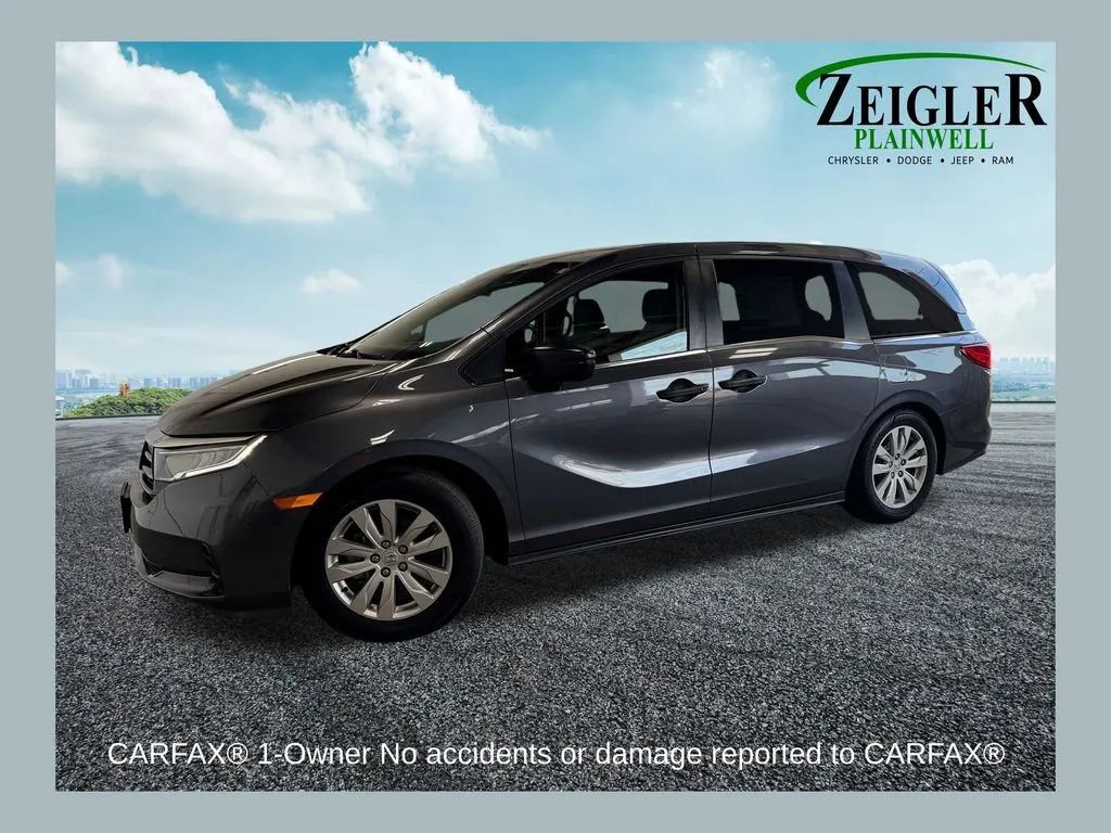 Gray 2021 Honda Odyssey LX for sale in Plainwell, MI