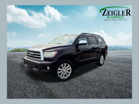 Red 2014 Toyota Sequoia Platinum for sale in Plainwell, MI