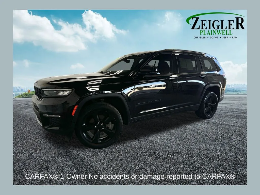 Black 2023 Jeep Grand Cherokee L Limited for sale in Plainwell, MI